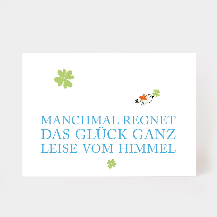 Postkarte "Leise vom Himmel"