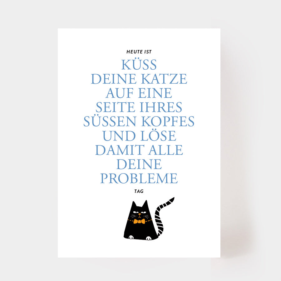 Postkarte "Katzentag"