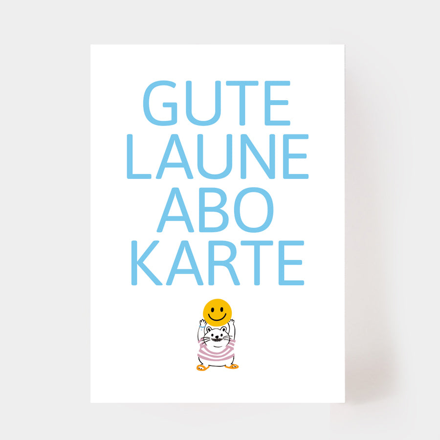 Postkarte "Gute Laune"