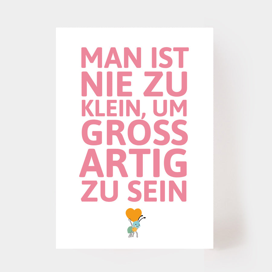Postkarte "Großartig"