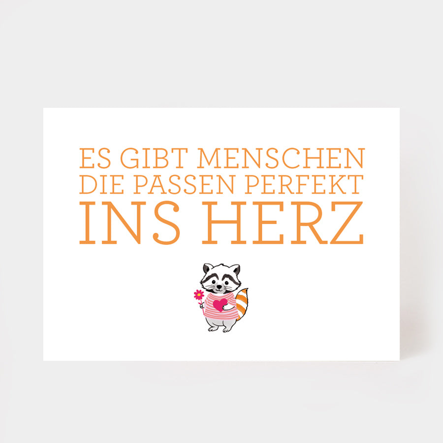 Postkarte "Herzmensch"