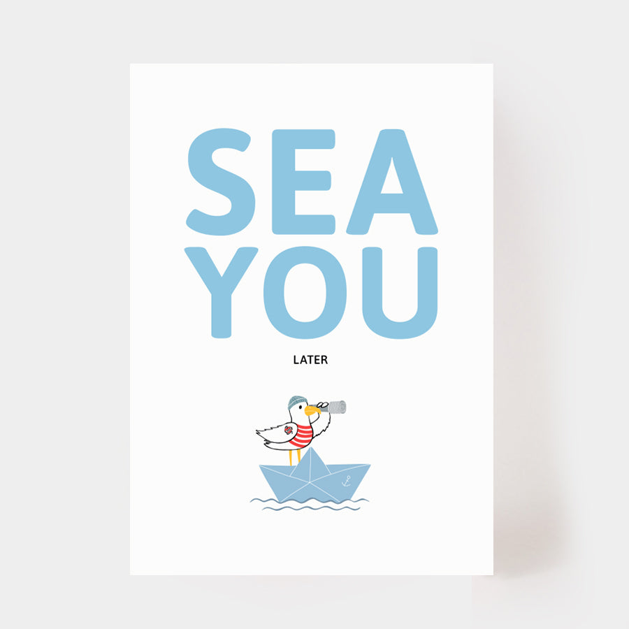 Postkarte "Sea you"