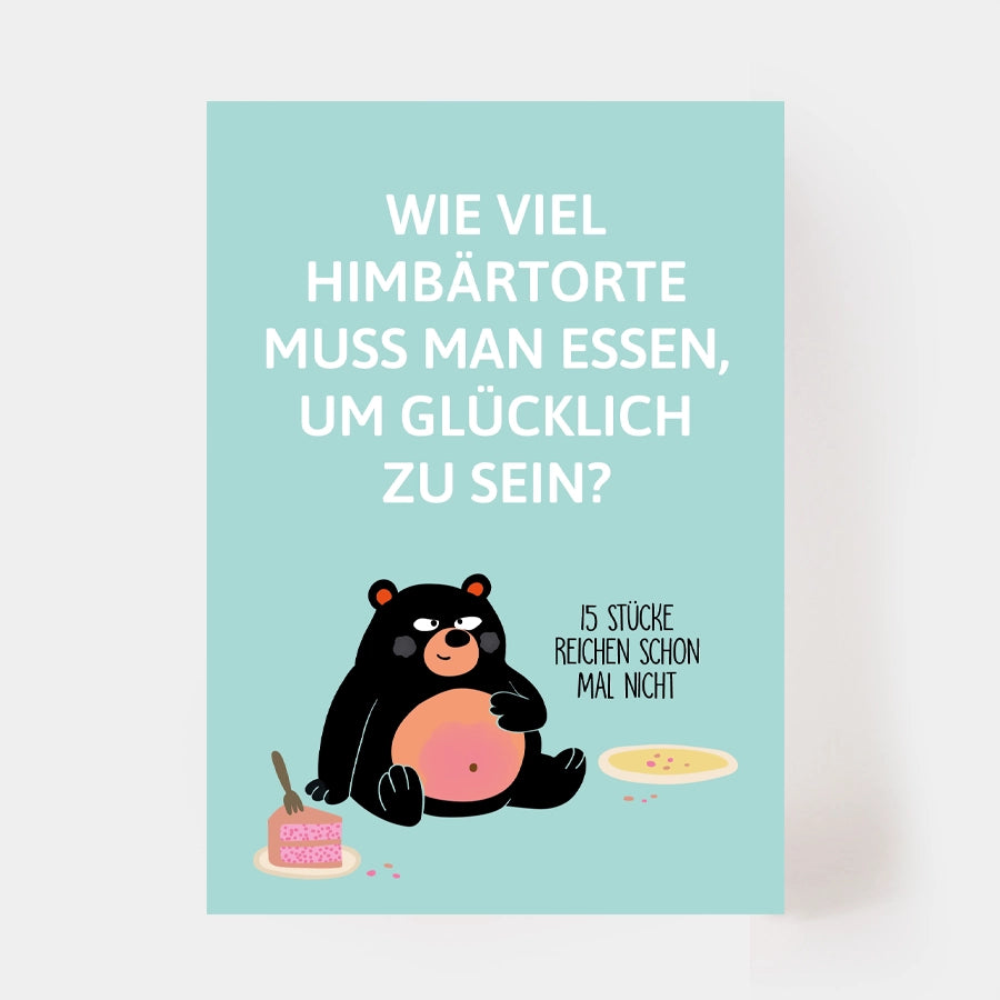 Postkarte "Himbärtorte"