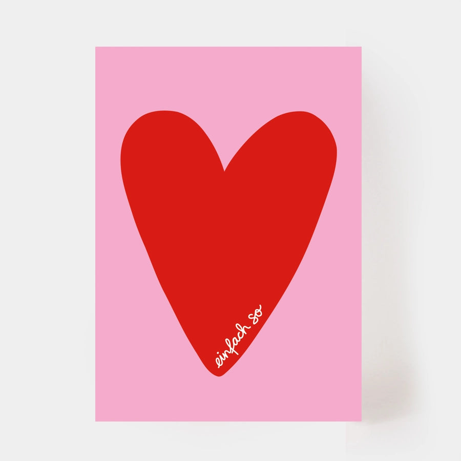 Postkarte "Einfach so"