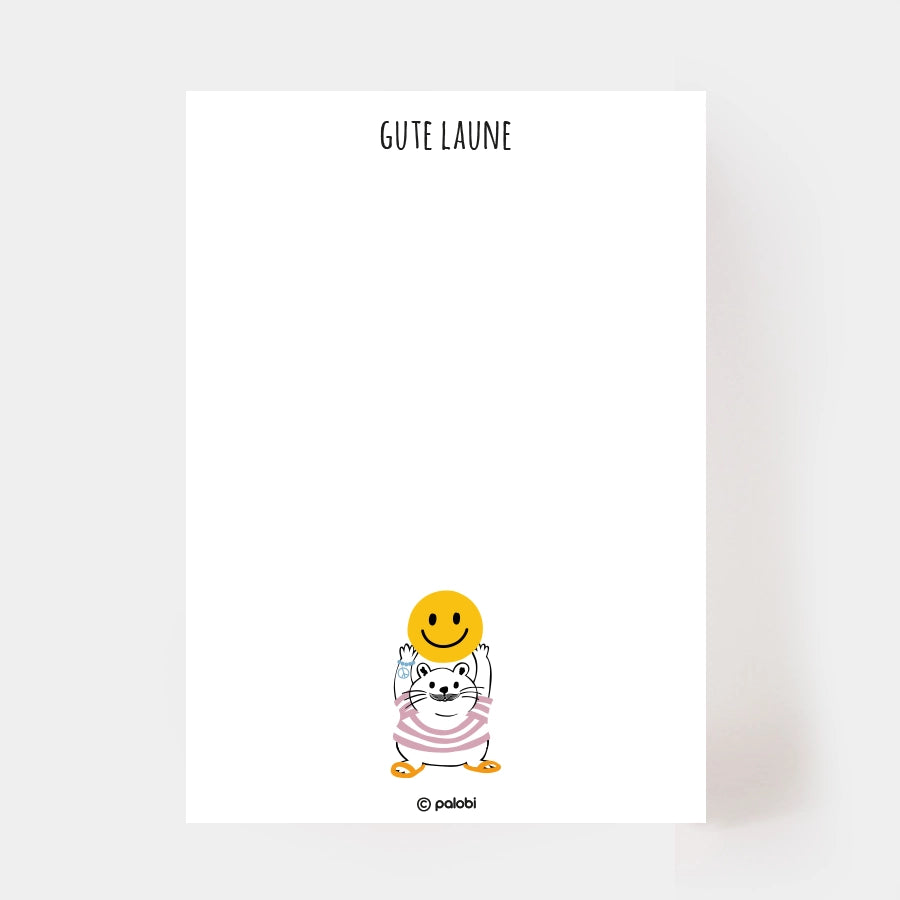Notizblock "Gute Laune"